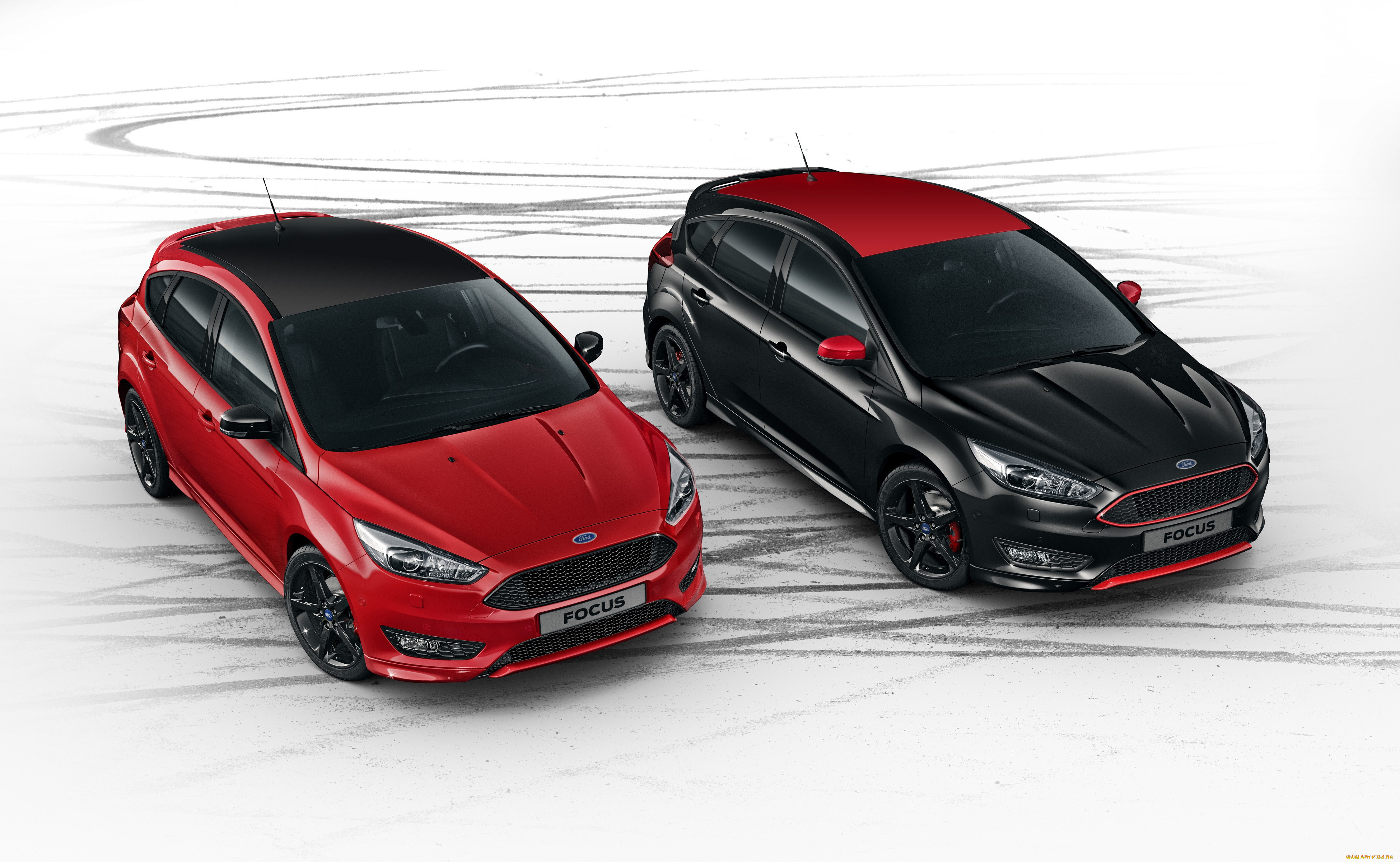 , ford, 2015, focus, black, red
